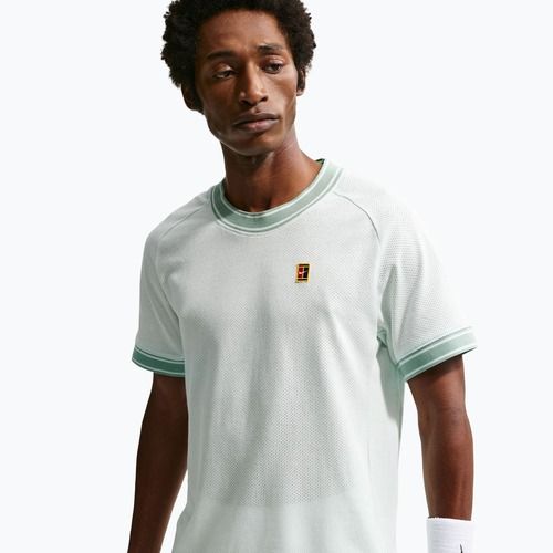 Мъжка тениска/фланелка за тенис Nike Court Heritage barely green