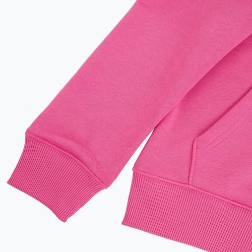 Детски суитшърт New Balance FT Stacked Logo Hoodie pink satin