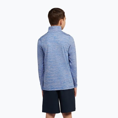 Детски суитшърт New Balance Athletics Quarter Zip Funnel blue gemstone