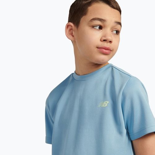 Детска тениска New Balance Athletic Tee still water
