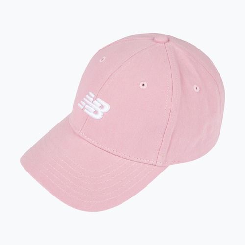 Детска шапка с козирка New Balance Small Logo pink taffy