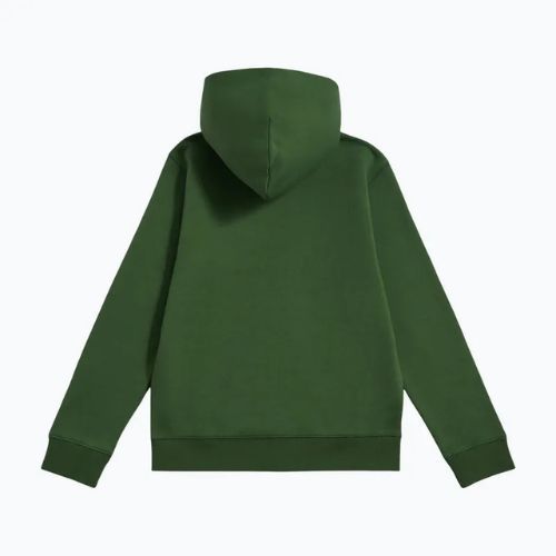 Детски суитшърт New Balance Brush Back Small Logo Full Zip Hoodie dark alpine green