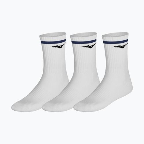 Чорапи Mizuno Training With Line 3 pairs white/estate blue