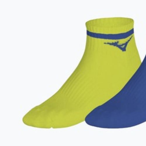 Чорапи Mizuno Training Mid With Line 3 pairs lightning yellow/ultramarine