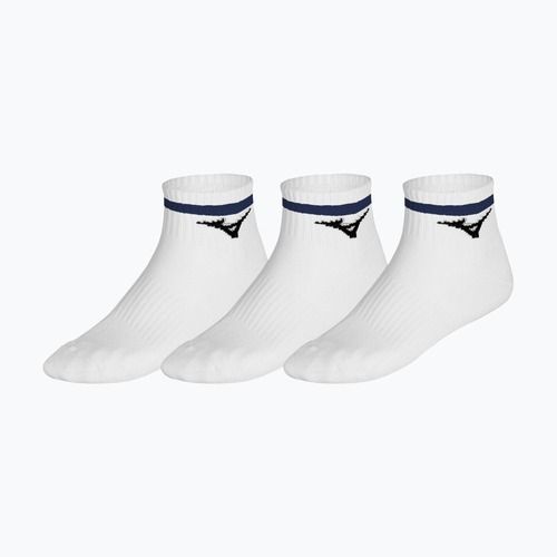 Чорапи Mizuno Training Mid With Line 3 pairs white/ultramarine
