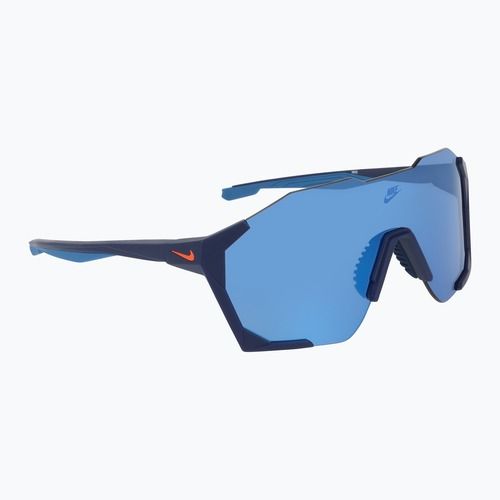 Слънчеви очила Nike Charged Shield matte blue void/blue mirror