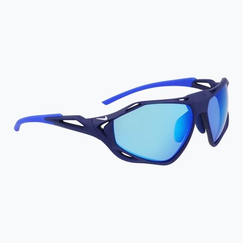 Слънчеви очила Nike Zeus Rise matte void blue/blue mirror