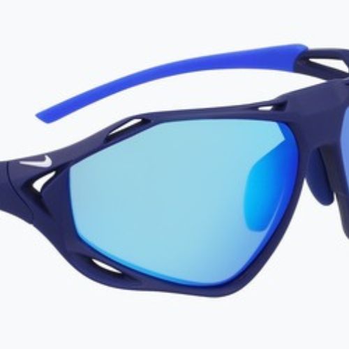 Слънчеви очила Nike Zeus Rise matte void blue/blue mirror