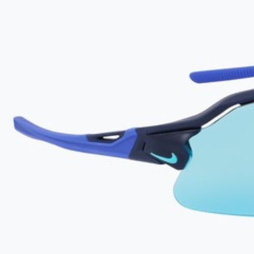 Слънчеви очила Nike Flyfree Shield P matte obsidian/polar blue mirror/road