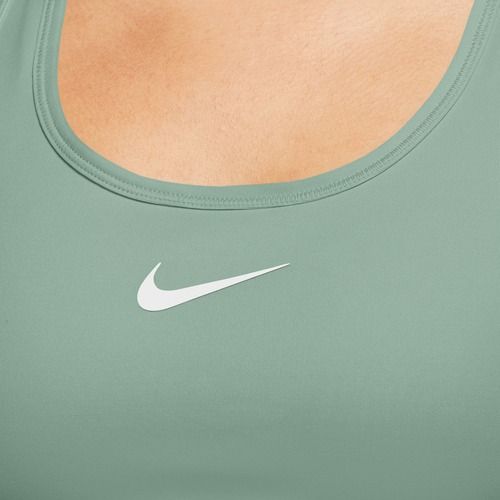 Спортен сутиен Nike Swoosh Medium Support steam/white