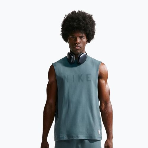 Мъжка тренировъчна тениска Nike Athletic Club Dri-Fit mineral slate/mineral slate