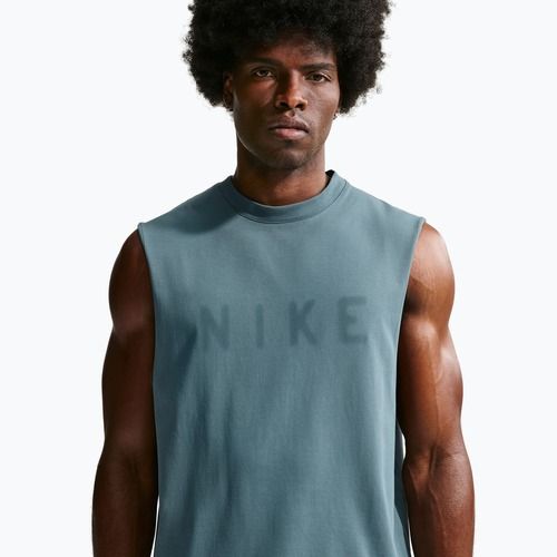 Мъжка тренировъчна тениска Nike Athletic Club Dri-Fit mineral slate/mineral slate