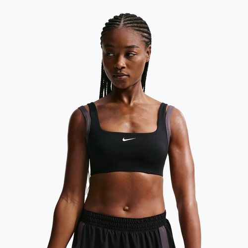 Спортен сутиен Nike One Light Support black/thunder grey/white