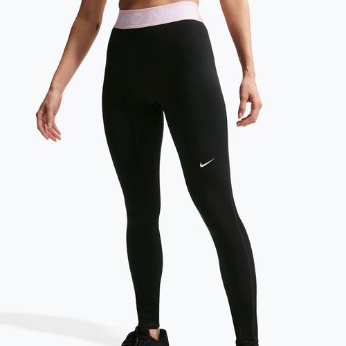 Дамски клин Nike Pro Mid-Rise Full black/pink foam/white