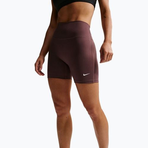 Дамски къси панталони/шорти Nike One High-Waisted Biker 5" tattoo/white