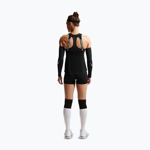 Дамска тренировъчна тениска Nike Pro Dri-Fit TT black/white/metallic silver