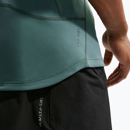 Мъжка тренировъчна тениска Nike Pro Training Dri-Fit mineral slate/green strike
