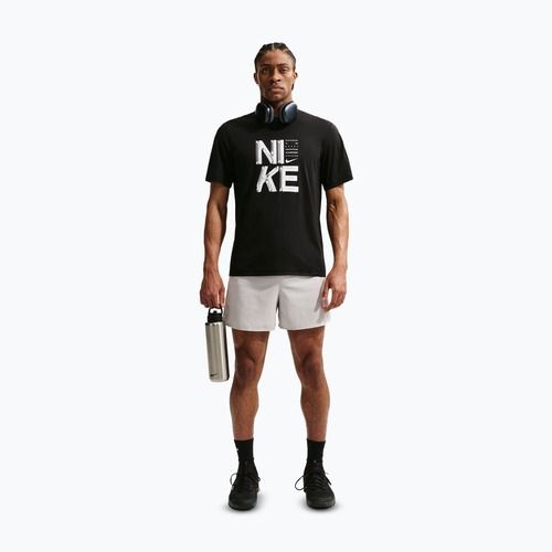 Мъжка тренировъчна тениска Nike Hyverse Dri-Fit Persian black/white