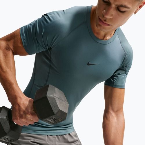 Мъжка тренировъчна тениска Nike Pro Dri-Fit Tight Fitness mineral slate/black