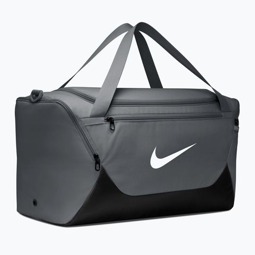 Чанта за тренировка/фитнес Nike Brasilia Duffel Small 40 l smoke grey/black/white