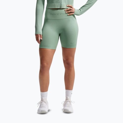 Дамски къси панталони/шорти Nike Pro Seamless High-Waisted Biker 5" steam