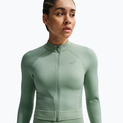 Дамски суитшърт за тренировка Nike Pro Seamless Full Zip Top steam