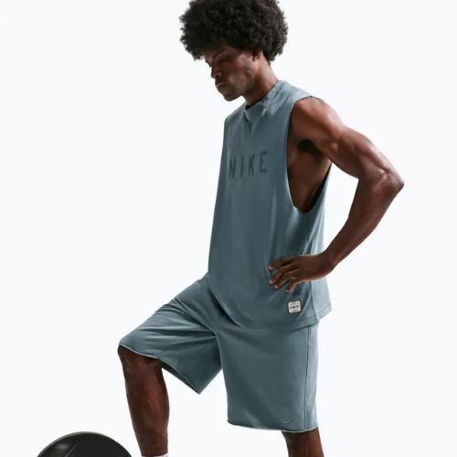 Мъжки къси панталони/шорти Nike Athletic Club Dri-Fit 5" mineral slate/pale ivory/mineral slate