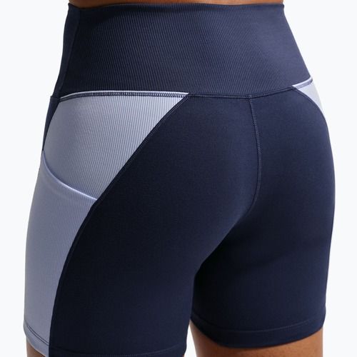 Дамски къси панталони/шорти Nike One High Waisted Biker 5" midnight navy/hydrogen blue/white