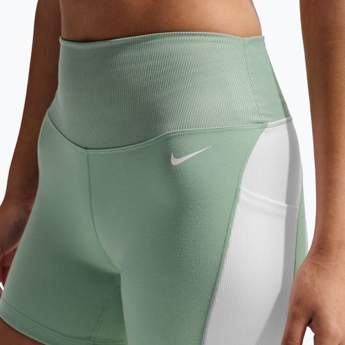 Дамски къси панталони/шорти Nike One High Waisted Biker 5" steam/white/white