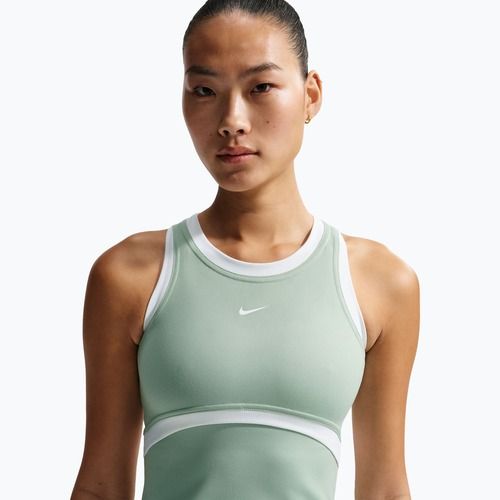 Дамска тренировъчна тениска Nike One Dri-Fit steam/white/white