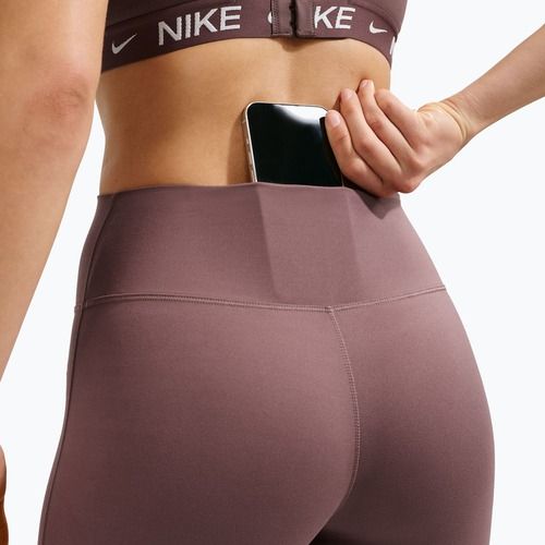 Дамски клин Nike One High Waisted Flared tattoo/white