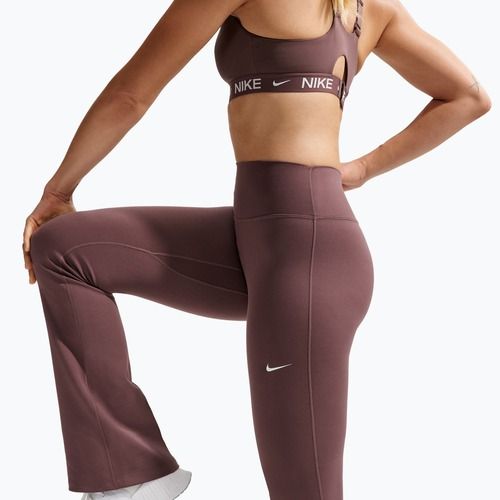 Дамски клин Nike One High Waisted Flared tattoo/white