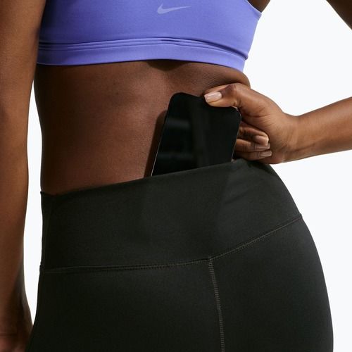 Дамски клин Nike One High Waisted Flared black/white