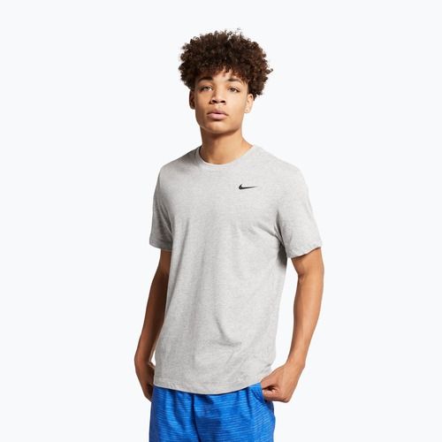 Мъжка тениска Nike Dri-Fit dark grey heather/black