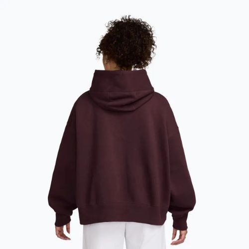Дамски суитшърт Nike Sportswear Phoenix Fleece Oversized burgundy crush/sail