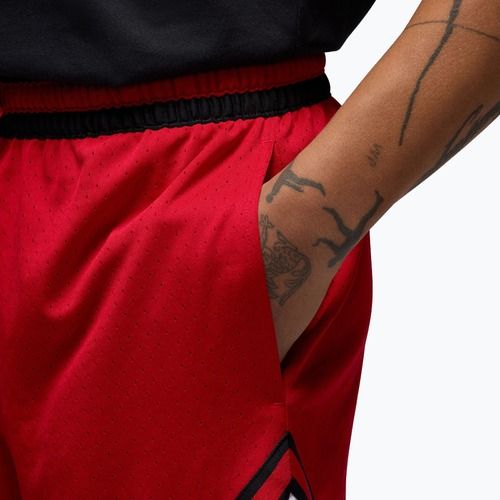 Мъжки баскетболни шорти Jordan Mesh Diamond 4" gym red/white/black