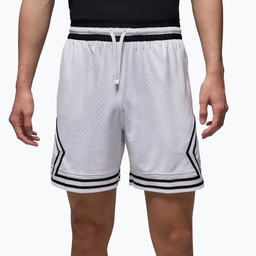 Мъжки баскетболни шорти Jordan Mesh Diamond 4" white/black/black