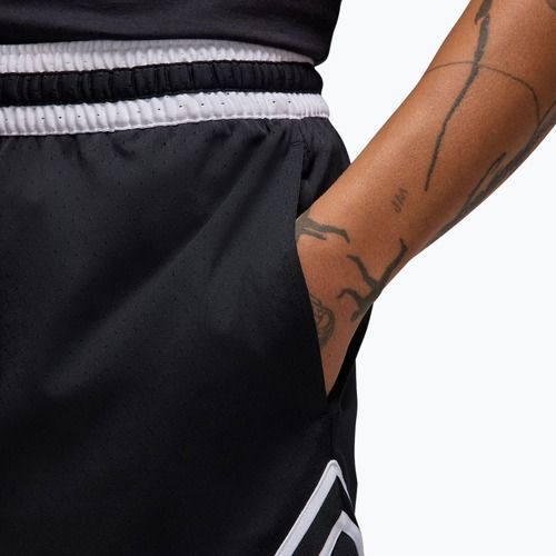 Spodenki koszykarskie męskie Nike Jordan Mesh Diamond 4" black/white/white