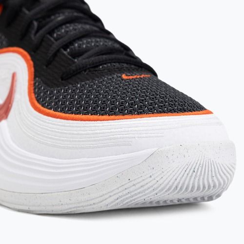 Мъжки обувки за баскетбол Nike Precision 8 Low black/white/picante red