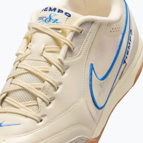 Мъжки футболни обувки Nike Tiempo Streetgato PRM IC coconut milk/gum medium brown/blue crystal
