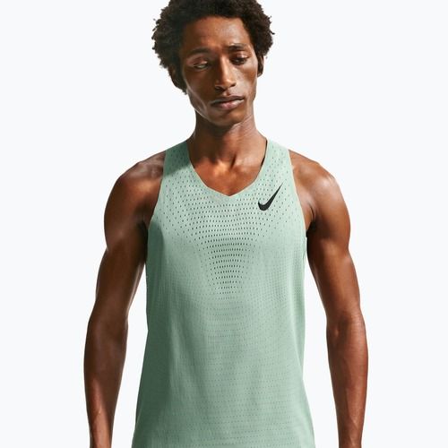 Мъжка тениска за бягане Nike AeroSwift Dri-Fit ADV steam/black