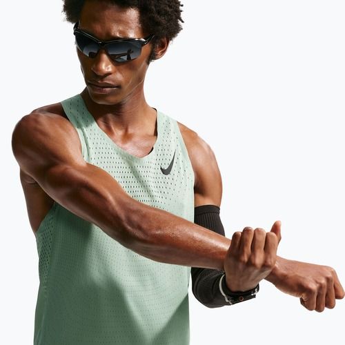 Мъжка тениска за бягане Nike AeroSwift Dri-Fit ADV steam/black