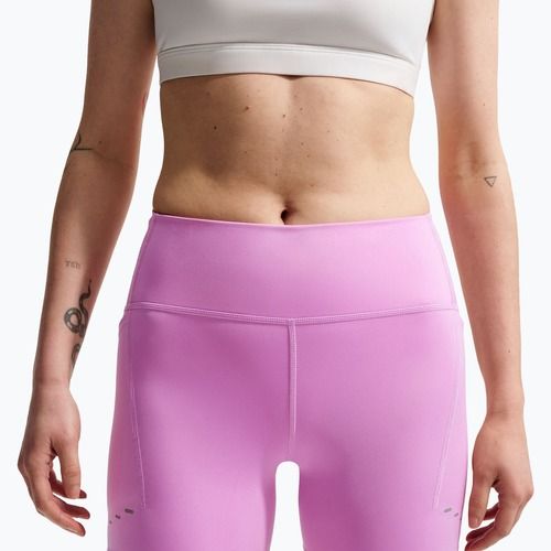 Дамски шорти за бягане Nike Swift High-Waisted 4" light magenta