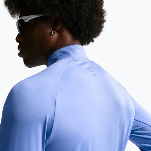Мъжки суитшърт за бягане Nike Stride 1/4 Zip Dri-Fit royal pulse