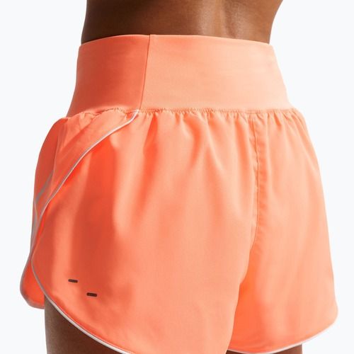 Дамски шорти за бягане Nike Tempo Swoosh Dri-Fit Mid-Rise Brief-Lined orange pulse/white