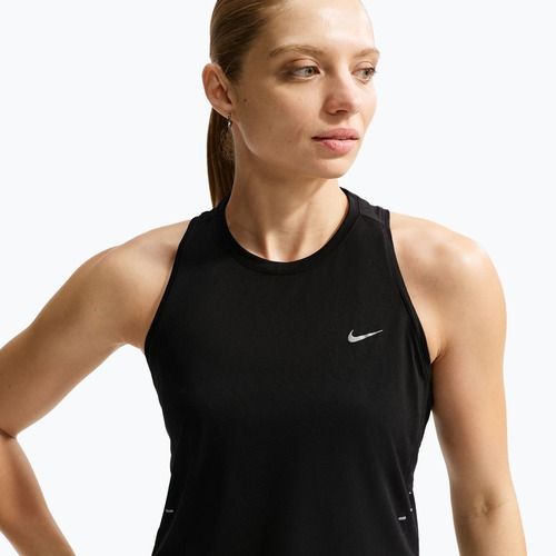 Дамска тениска за бягане Nike Swift Breathe Dri-Fit black/black/white