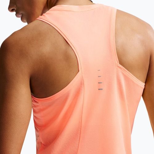 Дамска тениска за бягане Nike Swift Breathe Dri-Fit orange pulse/photon dust
