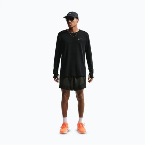 Мъжки шорти за бягане Nike Stride Dri-Fit Brief-Lined 5" off noir/black/black