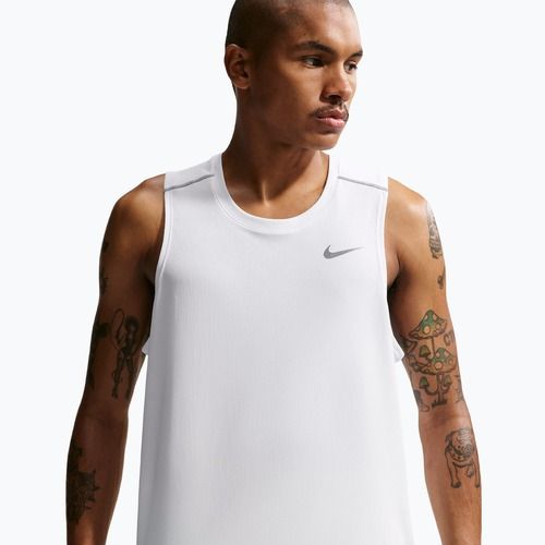 Мъжка тениска за бягане Nike Miler Dri-Fit white