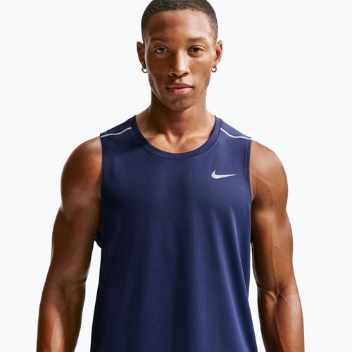 Мъжка тениска за бягане Nike Miler Dri-Fit midnight navy